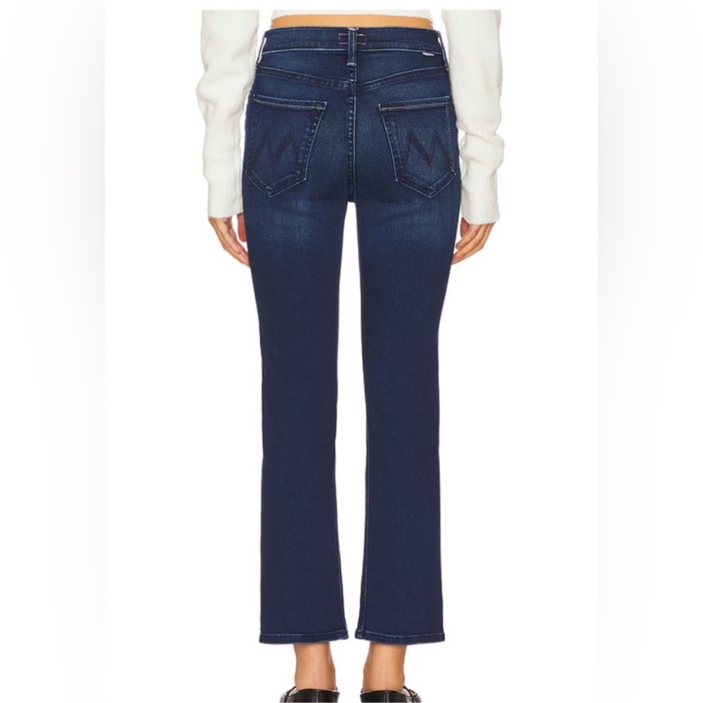 MOTHER Dark Blue Straight Leg Jeans - Picture 4 of 8